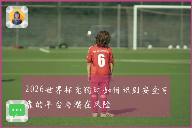 2026世界杯竞猜时如何识别安全可靠的平台与潜在风险