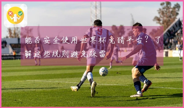 能否安全使用世界杯竞猜平台？了解这些规则避免踩雷